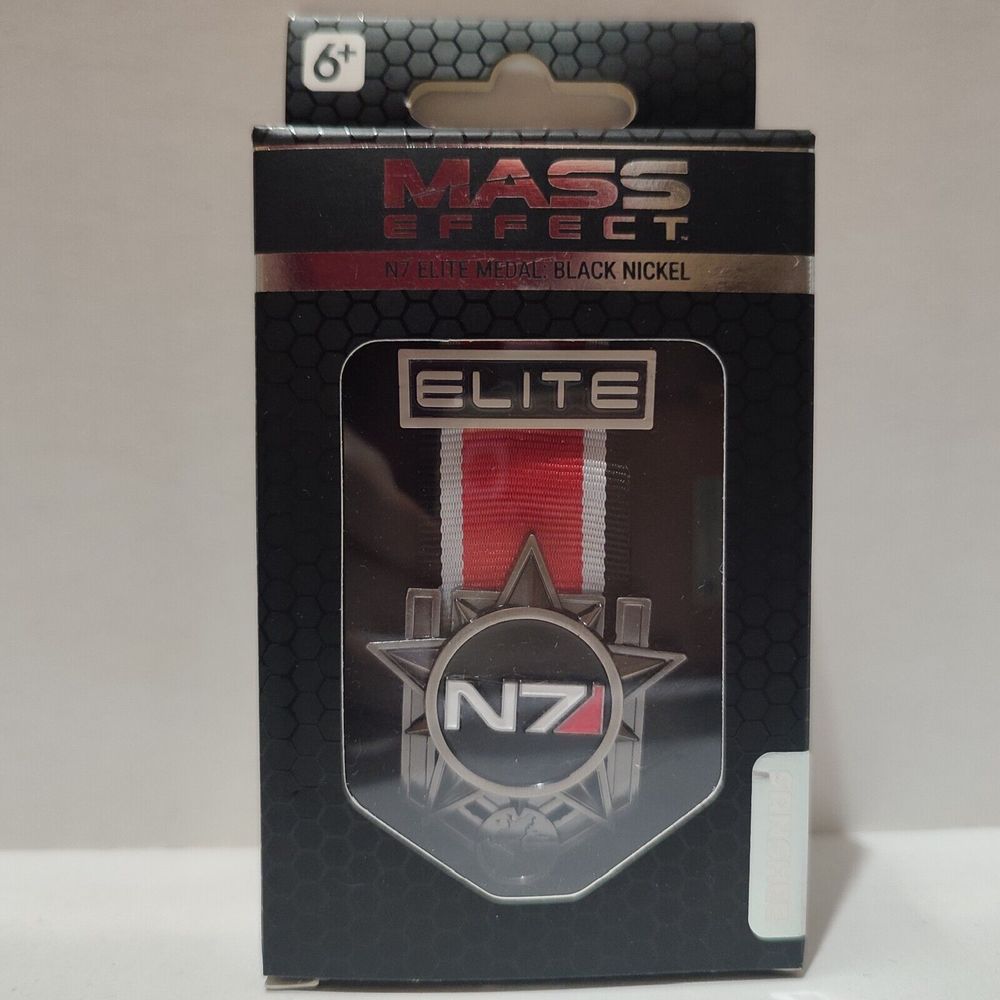 Mass Effect N7 Elite Medal Enamel Pin Badge Emblem Official Bioware Ribbon